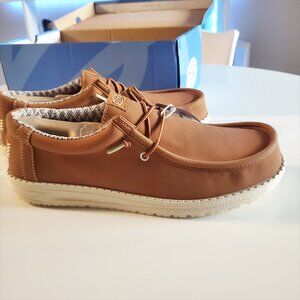 Hey Dude Men’s Wally Classic Tan – Brand New in Box – Size US MEN 11 - EUR 44